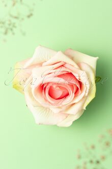Scented Love Flower haarclip in blush Roze