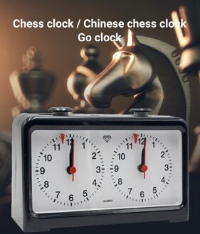 Schaakklok Schaken Timer Schaakklok Professionele Mechanische Schaken Klok Countdown Timer Geschikt Voor Allerlei Schaken Games.