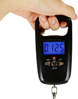 Schaal Haak Vis Gewicht Mini Opknoping Schaal Pocket Draagbare 50Kg Lcd Digitale Opknoping Bagage Weging Vishaak Schaal