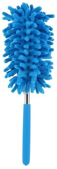 Schaalbare Microfiber Telescopische Poetsdoeken Chenille Reinigen Stof Desktop Huishoudelijke airconditioning Stofborstel Auto Schoonmaken Tool Blauw