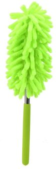 Schaalbare Microfiber Telescopische Poetsdoeken Chenille Reinigen Stof Desktop Huishoudelijke airconditioning Stofborstel Auto Schoonmaken Tool Groen
