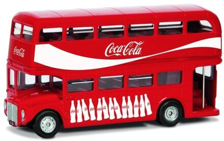 Schaalmodel Londen bus Coca Cola 1:36 - Speelgoed auto's Rood