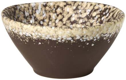 Schaaltje groot olivo - bruin - ø15.5x7.5 cm