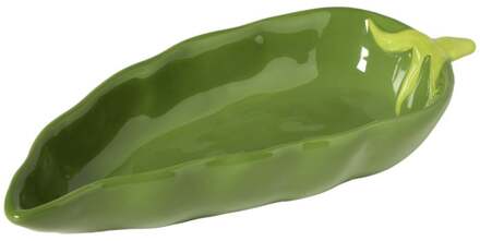 Schaaltje peper groot - groen - 4.5x11.4x28 cm