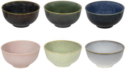 Schaaltje Wind rond Ø9,4x4,7cm doos a 6 verschillende