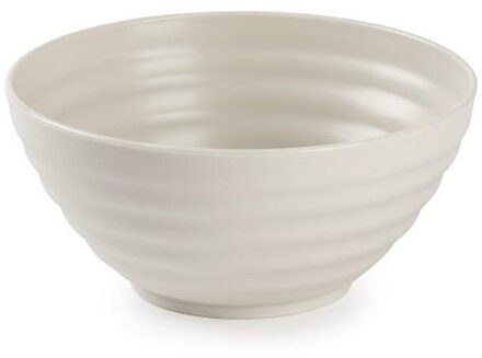 Schaaltjes - beige - kunststof - 14 x 6.5 cm - kom