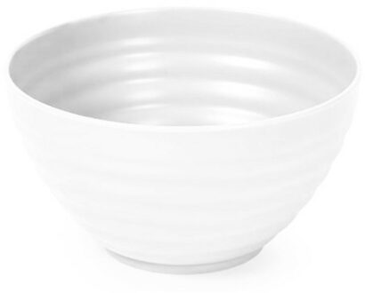 Schaaltjes - wit - kunststof - 15 x 8 cm - kom