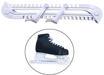 Schaatsen Blade Guard Plastic Schaatsen Laarzen Bescherming Uit Ijs Bescherm Guard wit