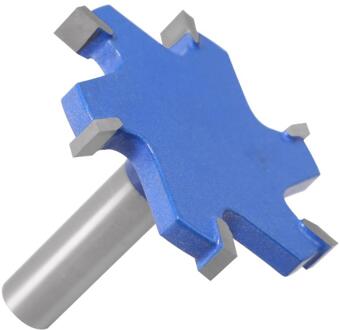 Schacht Houtbewerking Frees 6 Tand Verlenging T-Vormige Steken Houten Pen Houtbewerking Frees 12mm