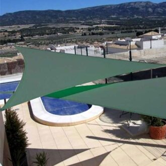 Schaduw Luifel Tuinhuisje 3-4 Mensen Buiten Vocht Proof Luifel Zonnezeil Draagbare Polyester UV Camping Reizen Mat grenn