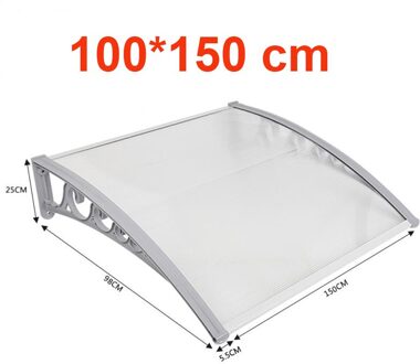 Schaduw Venster Deur Zon Luifel Holle Blad Luifel Bescherming Luifel Luifel Onderdak Veranda Front Regen Dak Tuinhuisje Voor Tuin 100x150cm