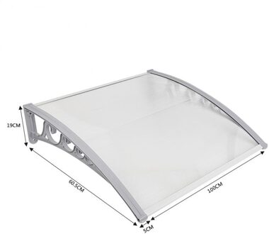 Schaduw Venster Deur Zon Luifel Holle Blad Luifel Bescherming Luifel Luifel Onderdak Veranda Front Regen Dak Tuinhuisje Voor Tuin 60x100 cm