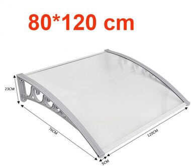 Schaduw Venster Deur Zon Luifel Holle Blad Luifel Bescherming Luifel Luifel Onderdak Veranda Front Regen Dak Tuinhuisje Voor Tuin 80x120cm