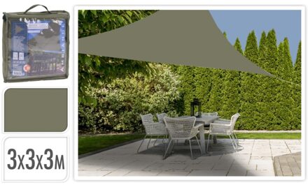 Schaduwdoek - driehoekig - groen - 300 cm - Schaduwdoeken