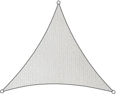 Schaduwdoek Iseo driehoekig 3,6x3,6x3,6 m HDPE wit