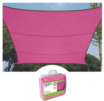 schaduwdoek rechthoek 2 x 3 meter polyester fuchsia Roze