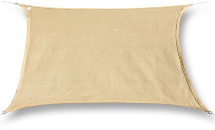 Schaduwdoek Rechthoek Waterafstotend 2,5x5 m Zonnedoek Zand Beige