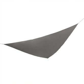 schaduwdoek/zonnescherm driehoek - waterdicht - grijs - 5 x 5 x 5 m - zonwering - Schaduwdoeken