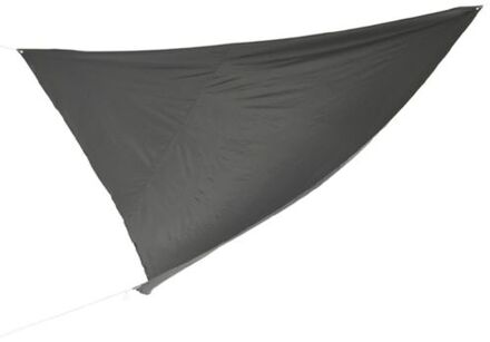 Schaduwdoek/zonnescherm driehoek zwart 3,6 x 3,6 x 3,6 meter - Schaduwdoeken