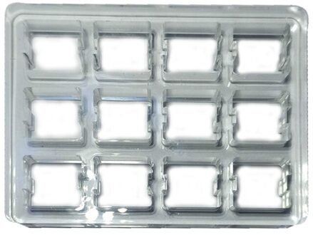 Schakelaar Tester Base Transparant Acryl Plaat Voor Cherry Mx Switch Opslag Display Board Tester Basis 1