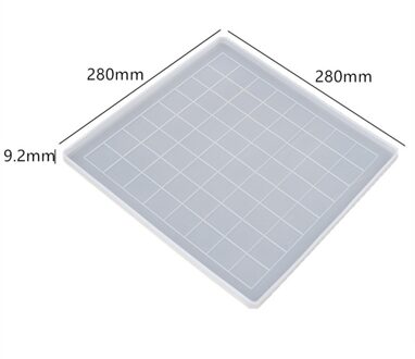 Schaken Dambord Silicone Mould Diy Ambachten Maken Tool Schaakbord Crystal Epoxy Diy Hars Gieten 3D Mold Ambachtelijke Gereedschappen