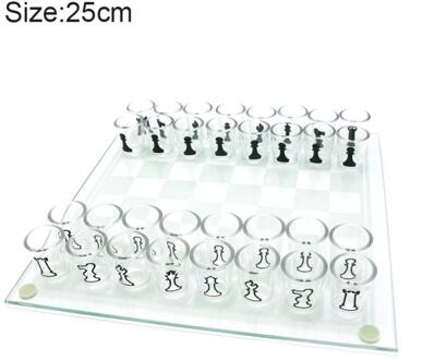Schaken Drinkglas Set Grappig Spel Geschikt Voor Camping Reizen Out Schaakbord 2 Spelers Spel 25Cm Plastic Mini borrelglaasjes