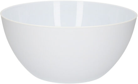 Schalen/schaaltjes/kommetjes - 1x - Dia 14 cm - wit 750 ml