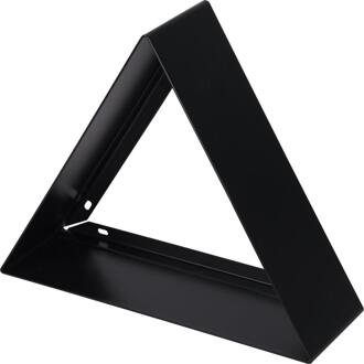 Schap Driehoek Zwart Metaal 1,5mm 32x28x10cm