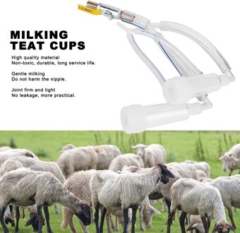 Schapen Melkstel Groep Vervanging Geit Melken Collector Speen Cups Met Schakelaar Melkmachine Onderdelen