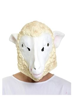 Schapen verkleedmasker voor volwassenen - Dieren masker - latex - Schaap Multi