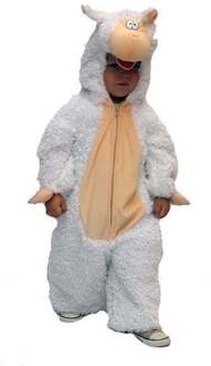 Schapenpak kind pluche Wit - Transparant