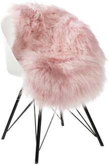 Schapenvacht ijslands roze 90-110cm lengte / 60-70cm breedte
