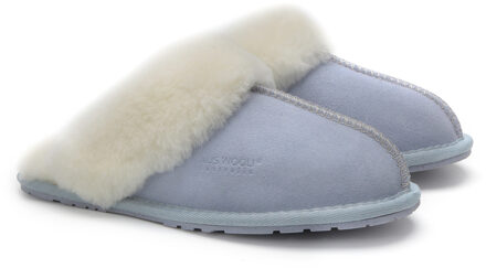 Schapenvacht Shelley Slippers Blauw