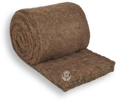 Schapenwol Isolatie - Rol - 50mm - 60x900cm - Rd Waarde 1.30m²k/w - 5,4m²