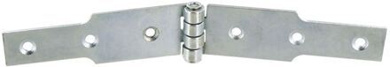 Scharnier Met Smal Uiteinde - Verzinkt Staal - 40x250 Mm - 2 Stuks