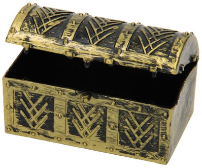 Schatkist Goud 8 Cm Goudkleurig