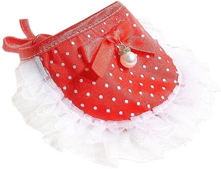Schattig Huisdier Bib Leuke Eenvoudige Pet Hond Kat Kraag Speeksel Handdoek Sjaal Halsdoek Slabbetjes Sjaals Accessoires rood / M