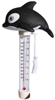 Schattige Dieren Vormige Drijvende Boei Zwembad Thermometer Spa Tub Bad dolfijn