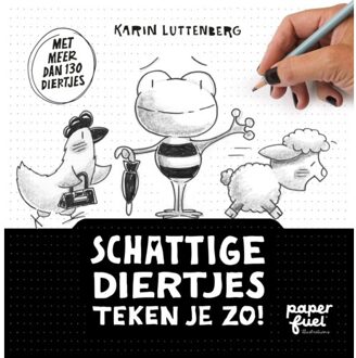 Schattige Diertjes Teken Je Zo! - Karin Luttenberg