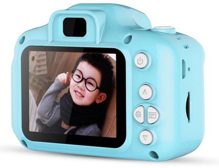 Schattige Mini Kinderen Camera Full Hd 1080P Digitale Camera Draagbare 2 Inch Scherm Video Recorder Camcorder Kinderen Speelgoed blauw