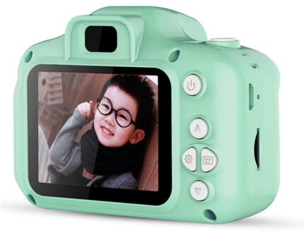 Schattige Mini Kinderen Camera Full Hd 1080P Digitale Camera Draagbare 2 Inch Scherm Video Recorder Camcorder Kinderen Speelgoed groen