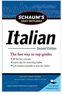 Schaum's Easy Outline of Italian, Second Edition