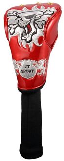 Schedel Golf Driver Head Cover 460cc Golf Club Cover Voor Driver rood Fairway hoes