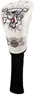Schedel Golf Driver Head Cover 460cc Golf Club Cover Voor Driver wit Driver hoes