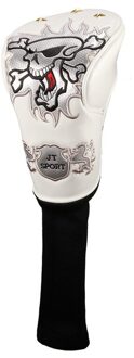 Schedel Golf Driver Head Cover 460cc Golf Club Cover Voor Driver wit Fairway hoes