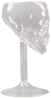 Schedel Wijnglas Mok Latte Koffie Whiskey Transparant Glas Cup Bar Schedel Hoofd Glass Cup Bar Party Drinkware Decor cups L