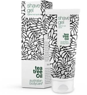 Scheergel met Tea Tree Olie voor Mannen 200ml | Transparante, Niet-Schuimende Scheergel voor Nauwkeurig en Comfortabel Scheren | Voorkomt een Branderig Gevoel & Rode Vlekken | Vermindert Ingegroeide Haren