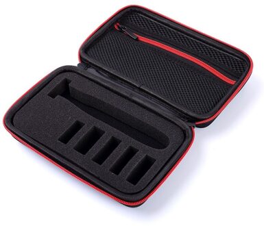 Scheermes Bescherming Doos Reizen Portbale Scheerapparaat Opbergdoos Waterdicht Schokbestendig Slijtvaste 1 Scheermes Meerdere Bladen Case rood