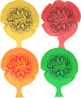 Scheetkussen/scheetzak 16 cm - Fopartikelen - 1 April grappen artikelen - poep geluid maken Multi