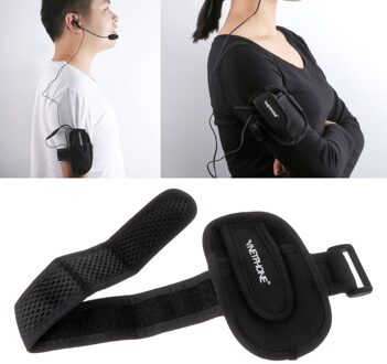 Scheidsrechter Interphone Armband Tas Headset Armlet Headset Rider Portable Bag Case